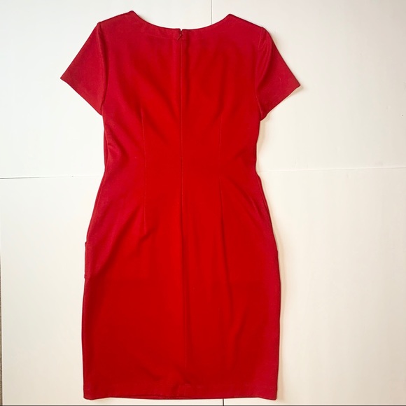 💋 Red Calvin Klein Dress - Picture 5 of 6